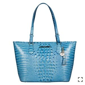 NWT Brahmin Medium Asher Cerulean Melbourne Tote